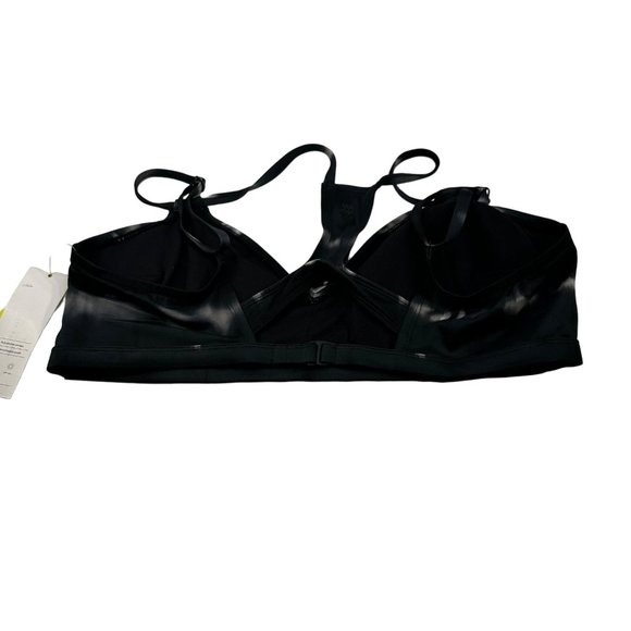 All In Motion Women XL 16-18 Swim Top Removable Pads Adjustable Straps Black New - Picture 2 of 12